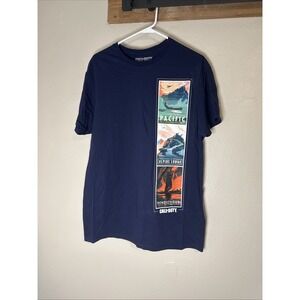 NWT Call Of Duty Vanguard‎ T-Shirt Men's Large Navy Blue Gaming Graphic Tee Stud